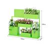 Green Iron Art Partition Planter for Cafe & Shop Decor