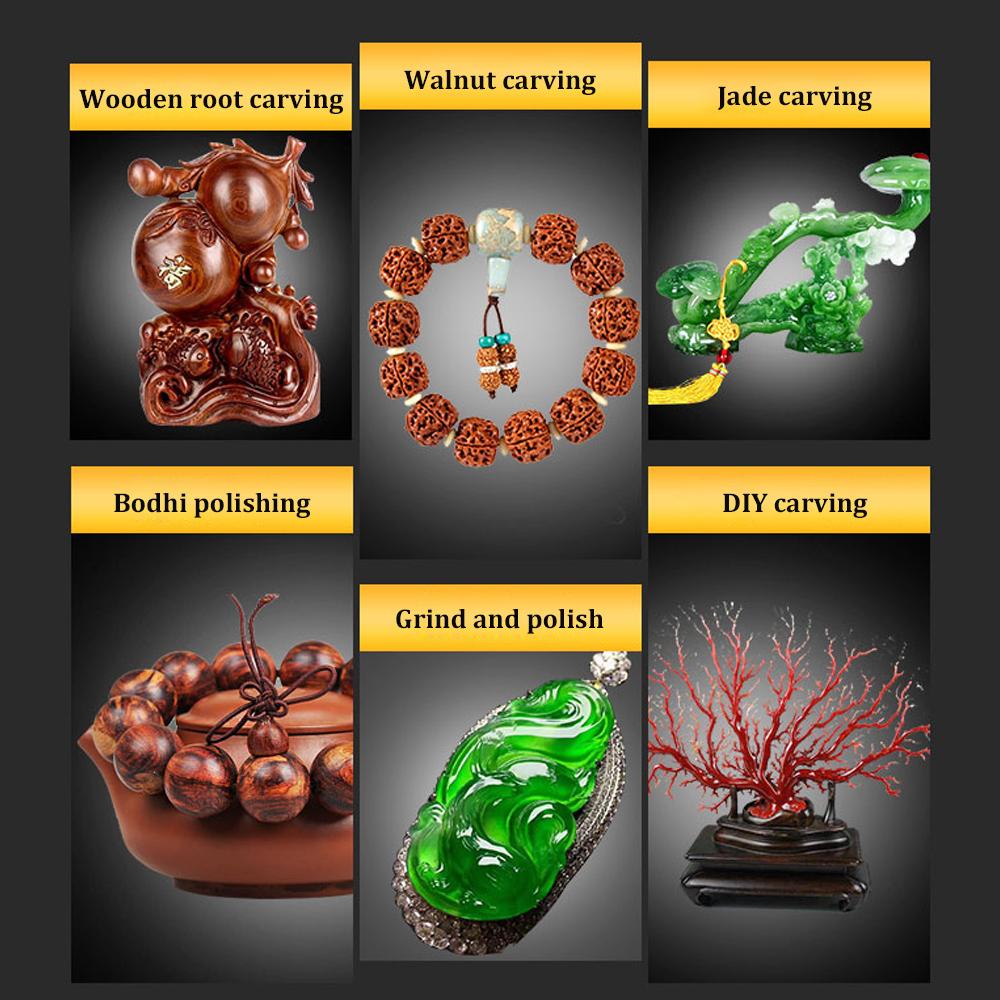 Handheld Polishing Machine Wood Carving Jade Polishing and Sanding Machine Engraving Machine Precision Hand Tools Electric Drill