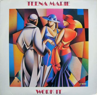 12inch Record TEENA MARIE - Work It 4907814 Epic 1988 US Soul/Funk Used