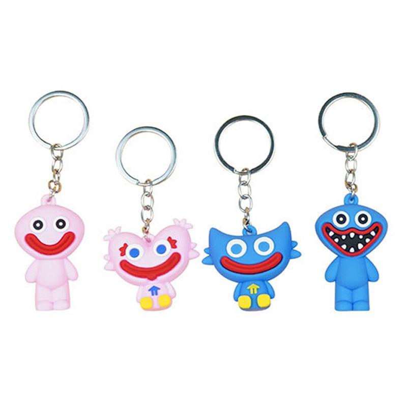 Stylish Poppy Playtime Silicone Keychain For Anime Lovers