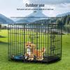 Thickened Wire Folding Dog Cage for Large and Medium Pets