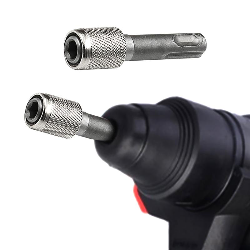 Hammers Slagbor Sds Socket Adapter 1/4 Sekskant Skaft Skruetrækker Holder Bor Bits Adapter Konverter 60X10Mm