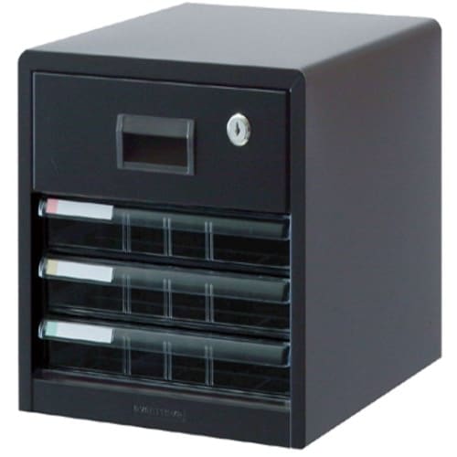 Nakabayashi Avante V2 Letter Case with Key A4 AL-R4 Black