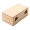 Christmas Box 1pcs/3pcs Plain Wooden Square Household