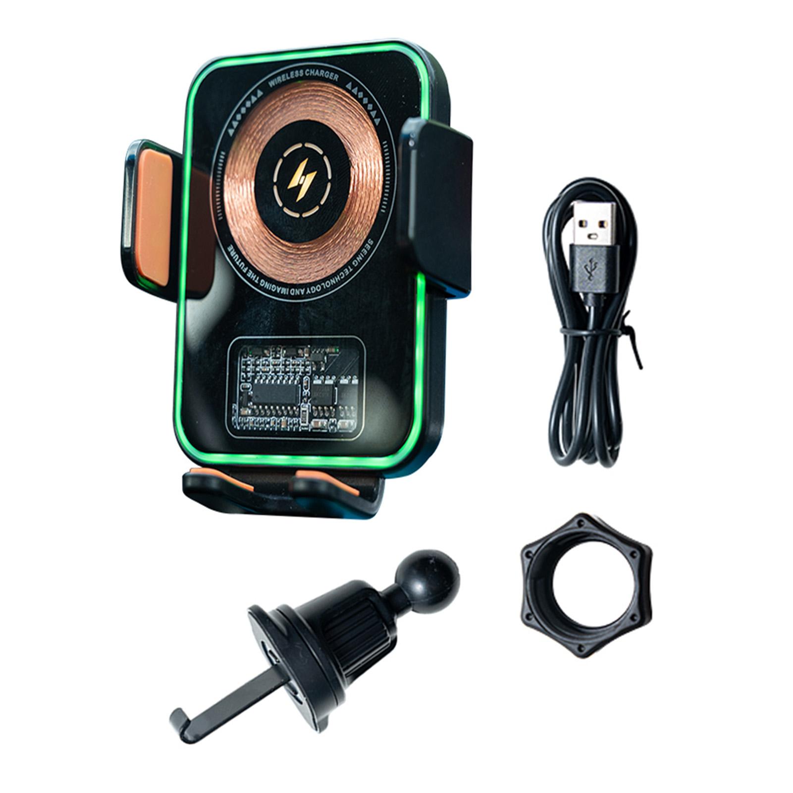

15W Wireless Charger Car Phone Holder Air Vent Mount Stand For iPhone15 14 13 Cell Phone Car Wireless Charging Car Phone Holder
