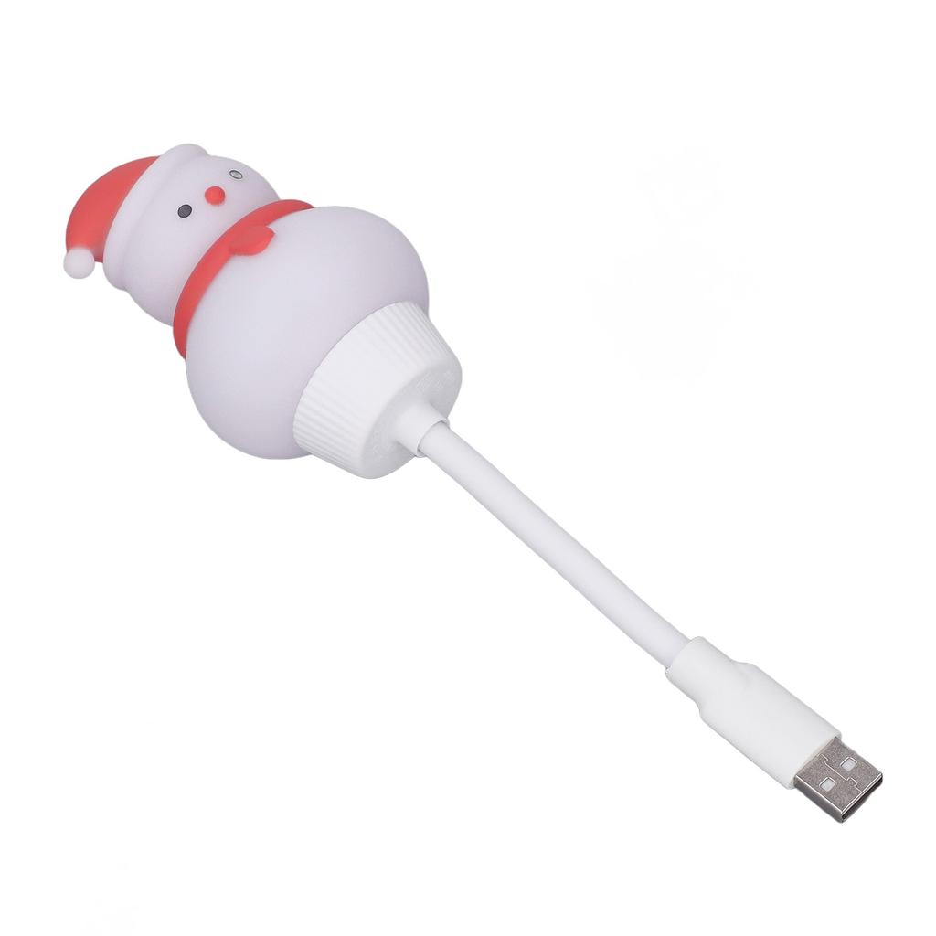 Mini USB LED Lamp Cartoon Shape Plug and Play Energy Saving Flexible USB Reading Light for Bedside Study Camping