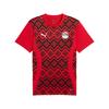 X Egypt Collaboration Fashion Comfortable Slim Fit Short Sleeve Football Shirt Men Tops Red Black 777141-01