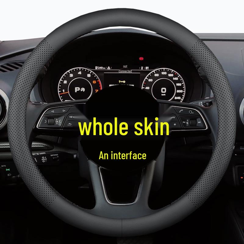 Universaalne auto roolikate - Mitte-ehtsast nahast, libisemiskindel, higi imav, süsinikkiust nahk, klassikaline stiil, igahooajaline kaitse.