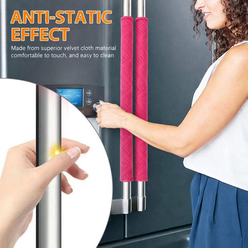 Plush Oven Door Handle Cover Washable Appliance Handle Covers  Home Decors