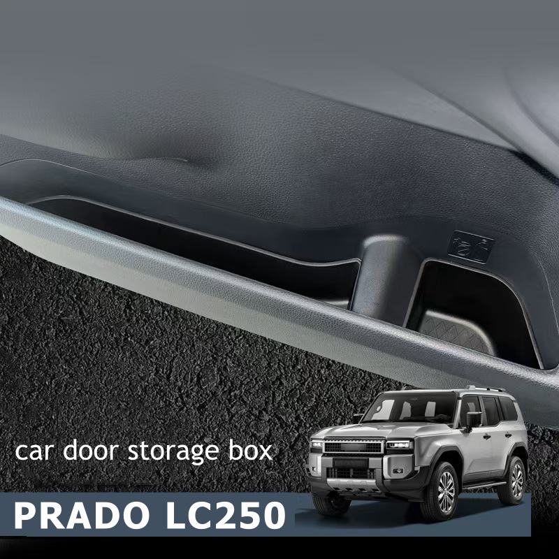 For Toyota Land Cruiser Prado 250 LC250 2026 2025 2024 Car Door Gate Slot Storage Box Interior Accessories