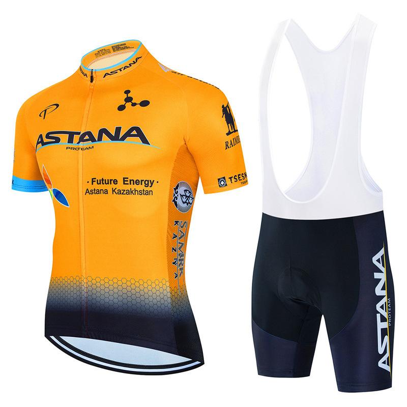 Men's summer short-sleeved cycling suit top mountain bike quick-drying breathable sweat-absorbing short-sleeved suit