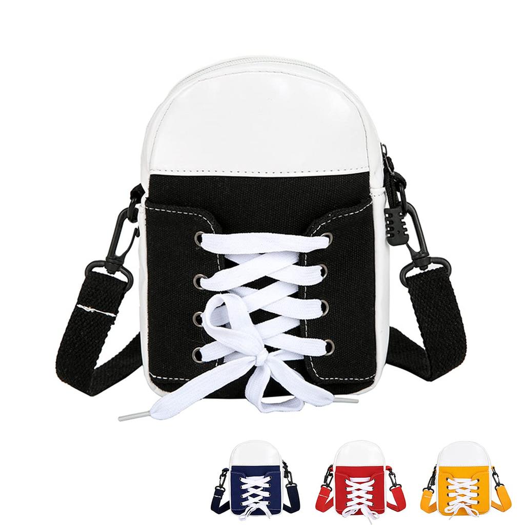 hiro&ai Mini Shoulder Bag for Women, Small Handbag, Crossbody Bag, Compact Design, Lightweight, Organizes Small Items, Popular Gift (Black)