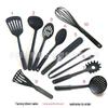 Children's 3-Piece Small Plastic Nylon Kitchenware Set: Slotted Spoon & Fork for Portable Travel & Camping