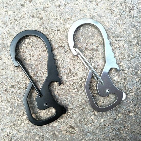 Multifunctional Durable Keyring Key Holder Keychain Bottle Opener Outdoor Tool