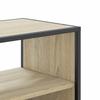 TV Stand in Sonoma Oak Finish 100 x 31 x 39.5 cm Made of Particleboard and Metal