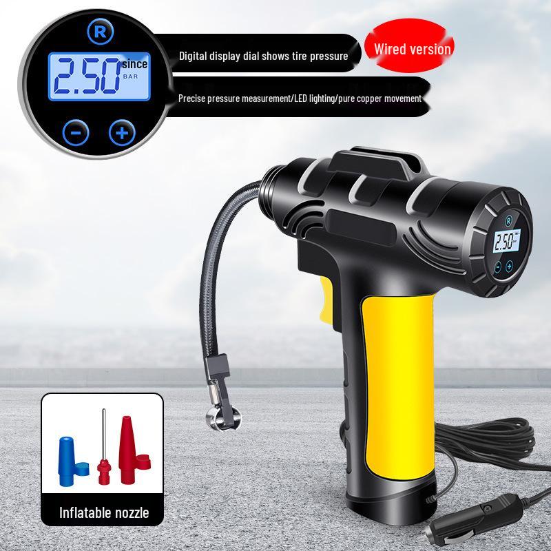 Portable USB Digital Display Car Air Pump for Tires
