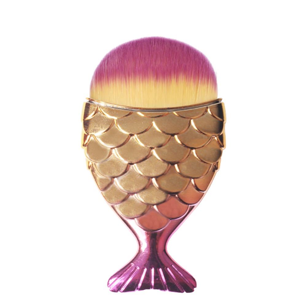 Gentle Fibers Nail Cleaning Brush Cosmetic Tool Makeup Brush Multifunctional Nail Art Tools золотой