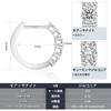KRKC&CO Moissanit Creolen für Damen, 925er Sterlingsilber, 11 mm Innendurchmesser, Hypoallergen, 0,6 Karat Gesamtkarat, 20G Sterlingsilber mit Synt