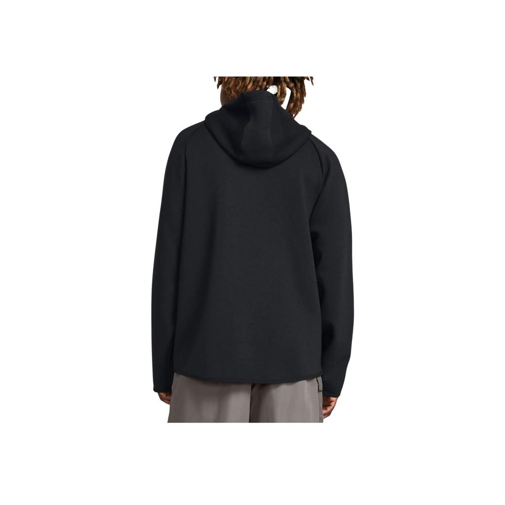 Under Armour UA Unstoppable Solid Color Hooded Fleece Pullover Long Sleeve Sweatshirt Men sweatshirt Black 1383042-001