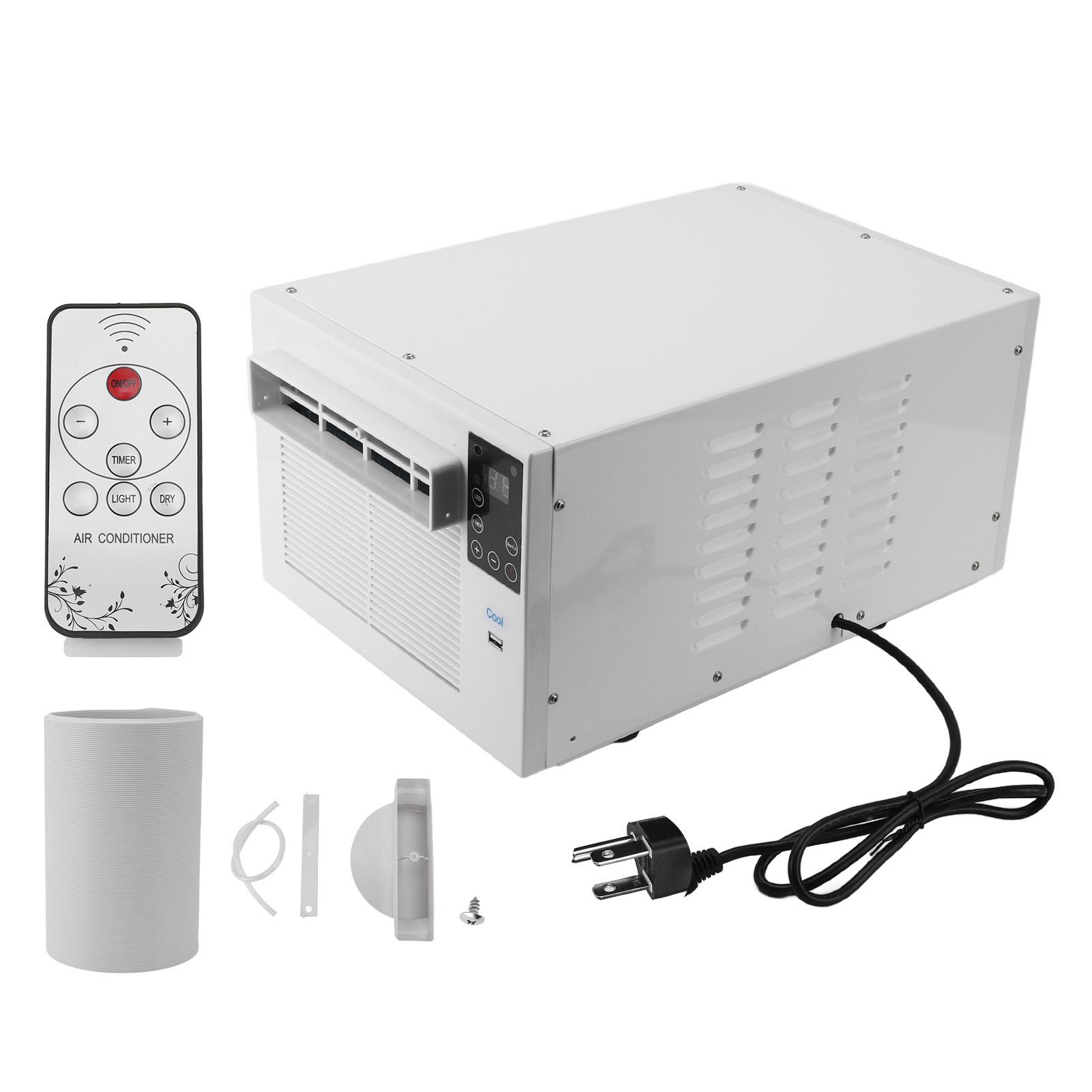 

Портативный кондиционер 1900BTU 280W Mini Mobile AC с пультом дистанционного управления для дома, офиса, общежития