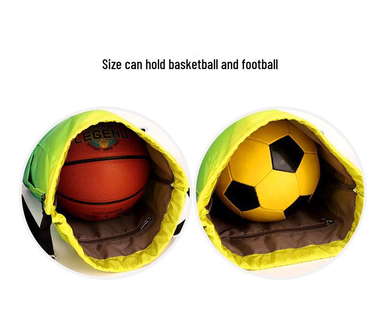 Lightweight Foldable Drawstring Backpack for Travel and Sports Fitness