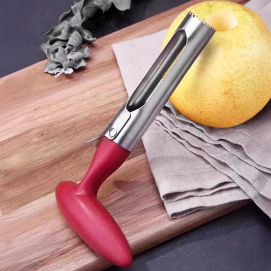 2 in 1 Apples Corer And Peeler, Stainless Steel Fruit Core Remover, Retractable Apples Slicer Tool for Pear, Kitchen Gadget