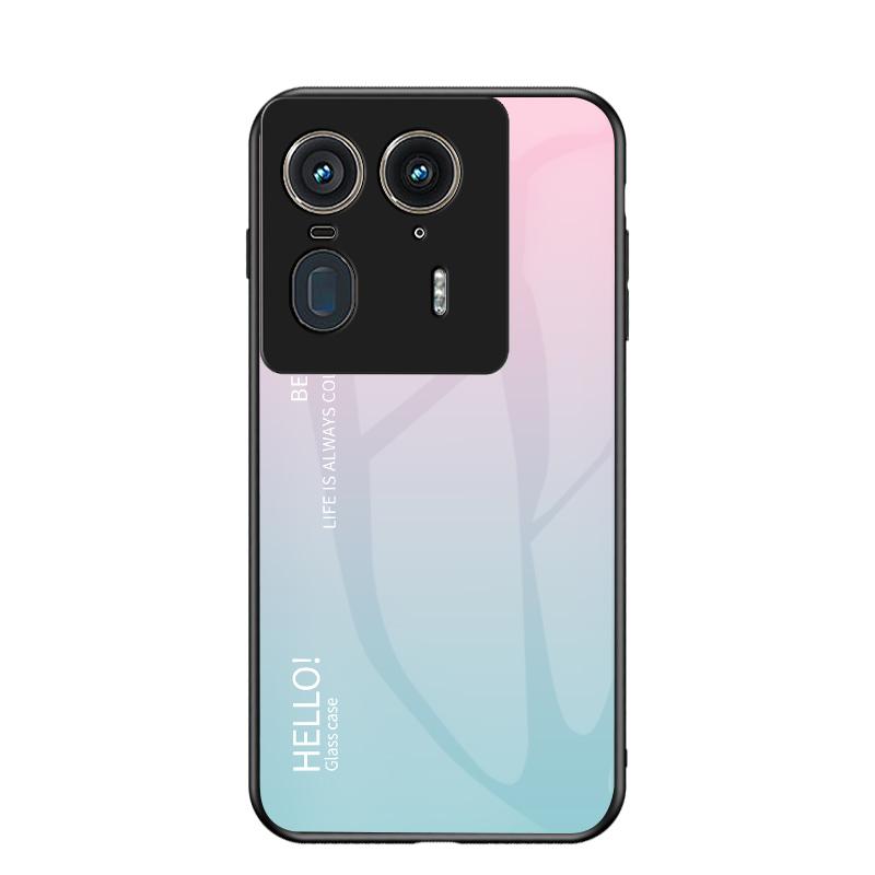 

For Motorola Edge 50U X50U 50 Pro 50F 40 Neo 40 30U 30 20 Gradient Textured Glass Phone Case Moto Edge 40