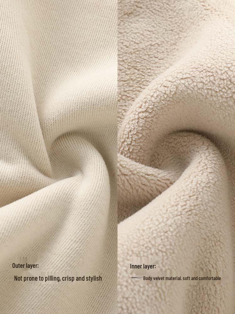 DUUDUU Thickened Fleece-Lined Pants for Newborns - A-Class Large Baby Sweatpants for Autumn/Winter 2025