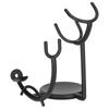 Curved Razor and Shaving Brush Stand Display Dry Brush Compatible Men Razor Brush Holder