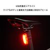 CatEye RAPID X3 USB Rechargeable Rear Safety Light for Bicycles (TL-LD720-R)
