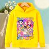 Kpop Demon Hunters Anime Fashion Cartoon Printed Casual Warm Comfortable Hooded Sweatshirt