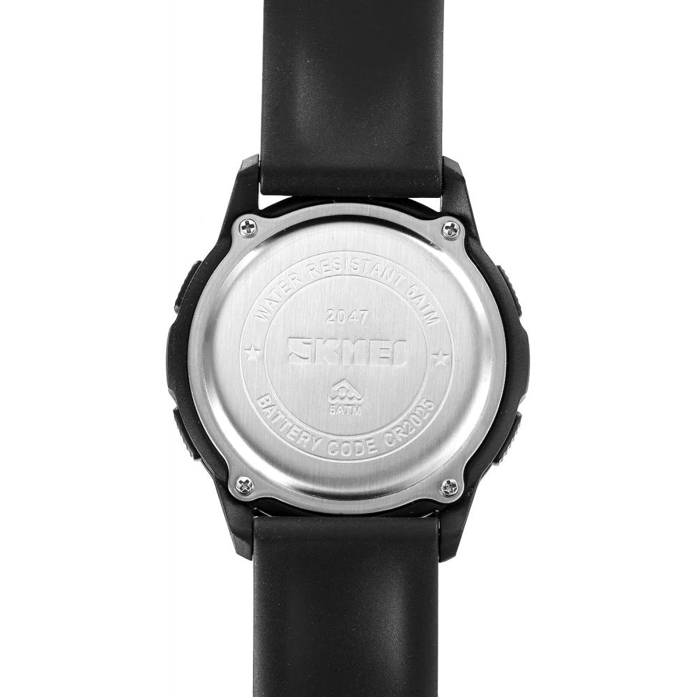 Ude Waterproof Men S Digital Watch With StopWatch Black