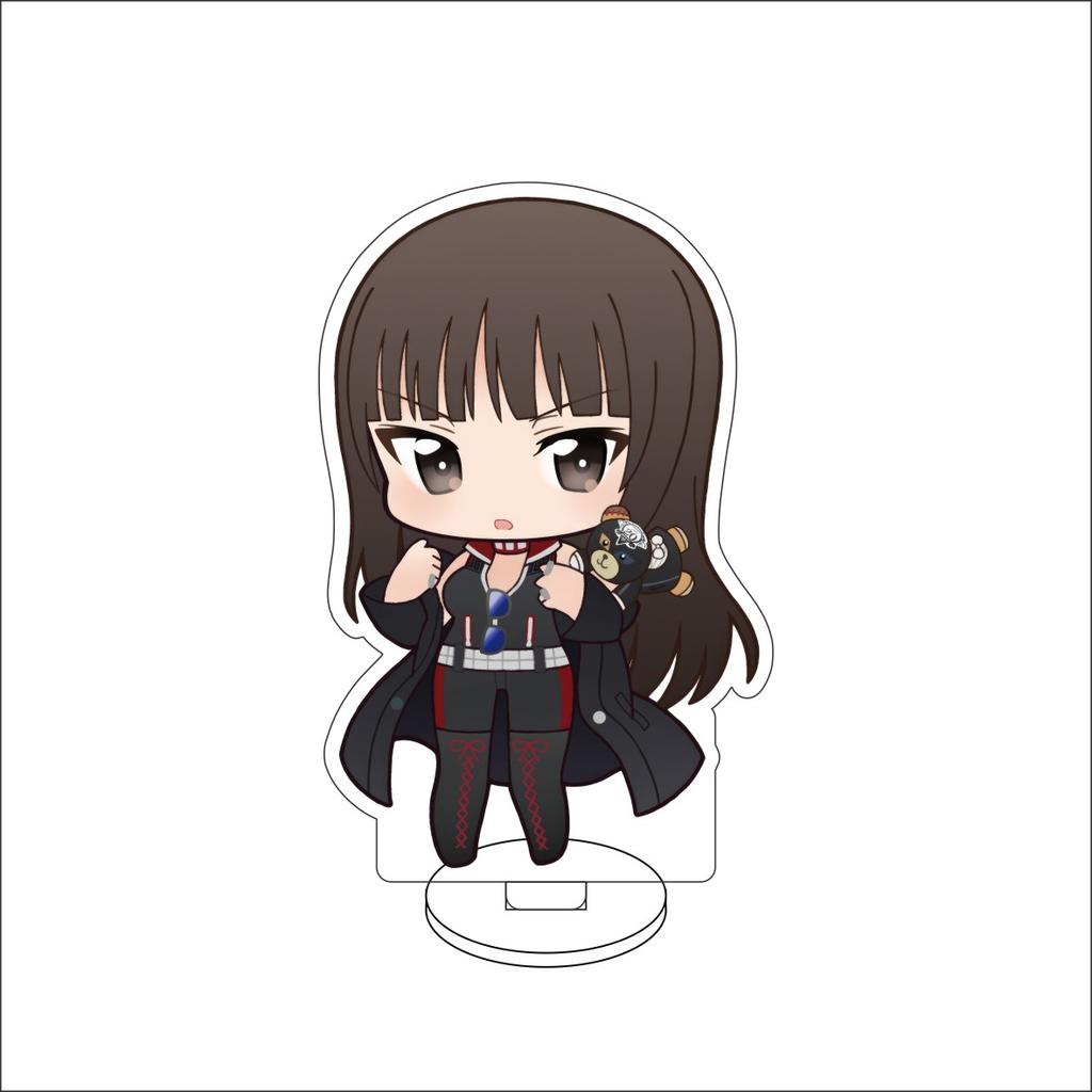 10CM Anime GIRLS und PANZER Figure Stand Model Nishizumi Miho/Isuzu Hana/Akiyama Yukari Cute Desk Decor Standing Sign Gifts