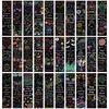 30PCS Read Books Bookmarks Aesthetic Modern Paper DIY Cartoon Decorative Office Stationary Creative Paper Cards Bookmarks