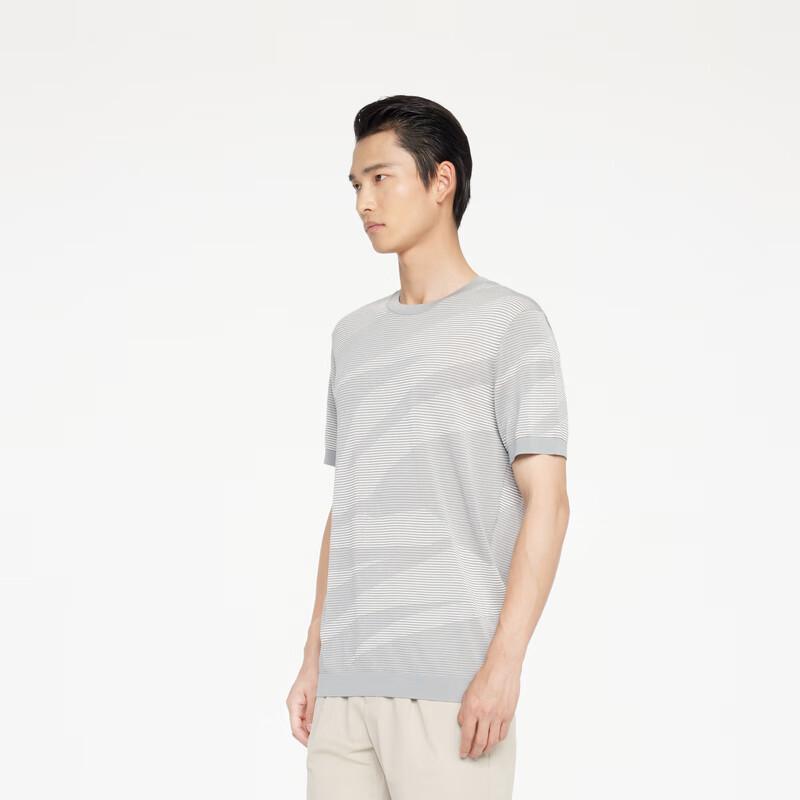 K-Boxing Men's Jacquard Round Neck Short Sleeve T-Shirt