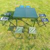 Folding Camping Table and Stool Set