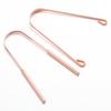 Copper U-shaped Tongue Scraper - Stainless Steel Cleaner for Fresh Breath