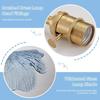 Vintage Hanging Light with Plug In Cord on/Off Switch Brushed Brass Pendant Light Fixtures