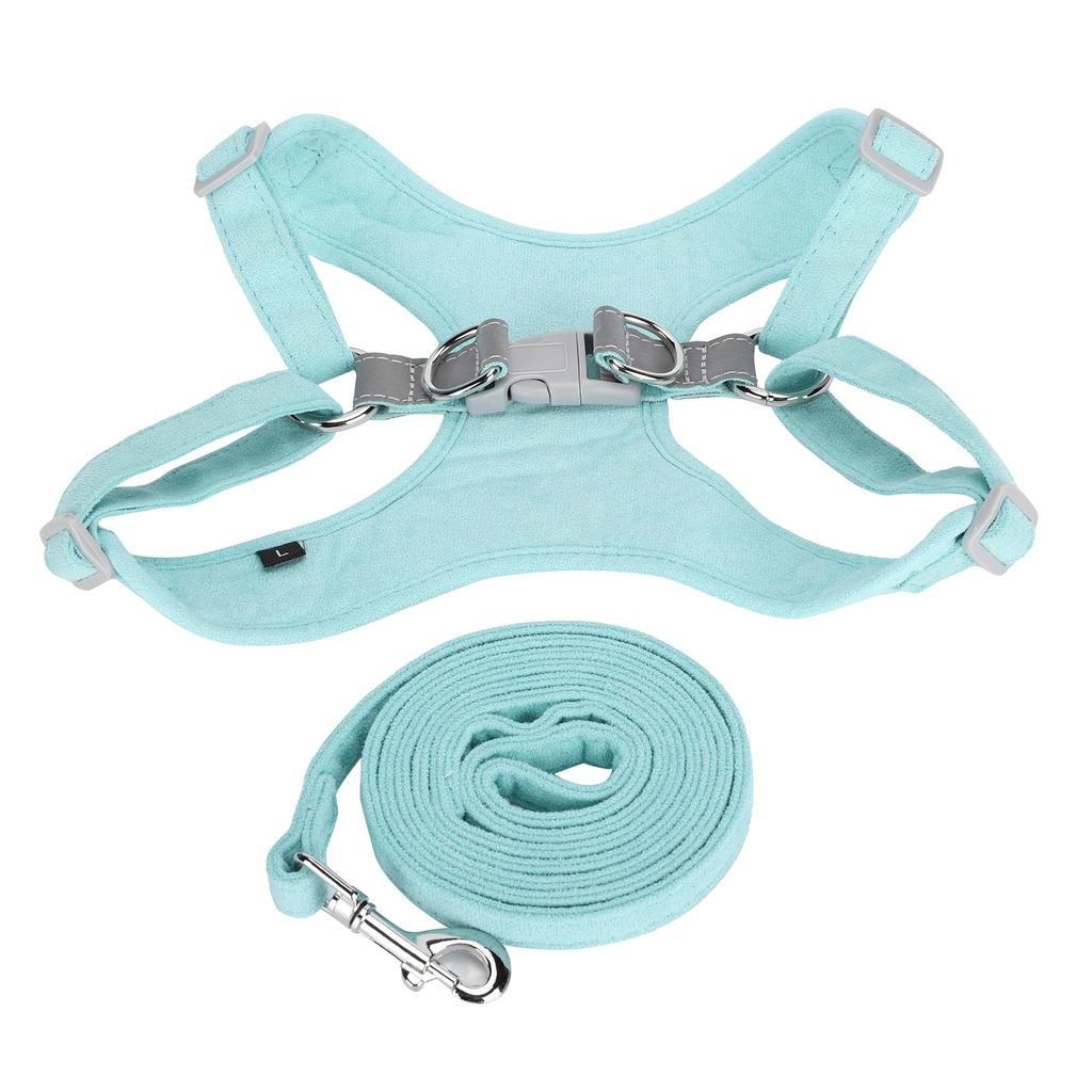 Pet Dog Harness Traction Rope Kit No Pull Choking Adjustable Vest Reflective Collar Type Comfortable Breathing BeltMint