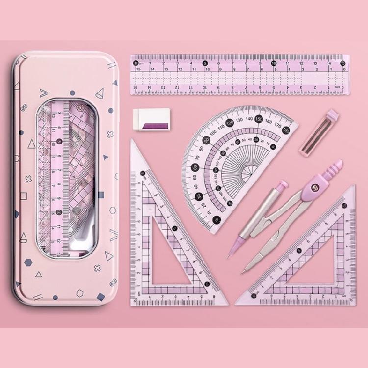 Conjunto de Bússola e Régua Com Pegada Ergonômica Para Uso Confortável em Aula de Matemática Design de Engenharia e Desenho Arquitetônico