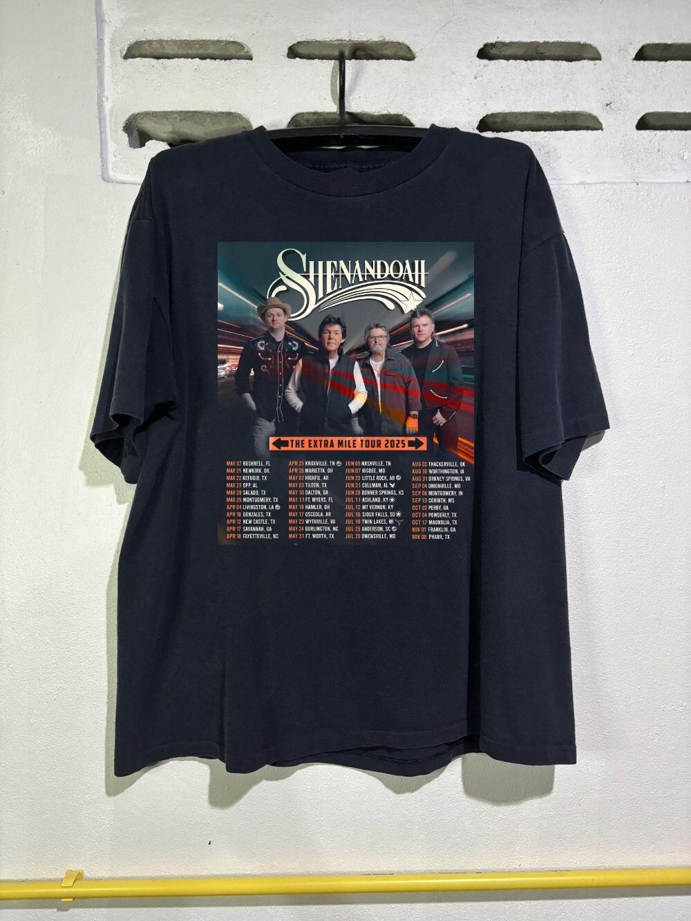 Hot Shenandoah Tour 2026 Unisex Full size Shirt Black BL1593 XXXL
