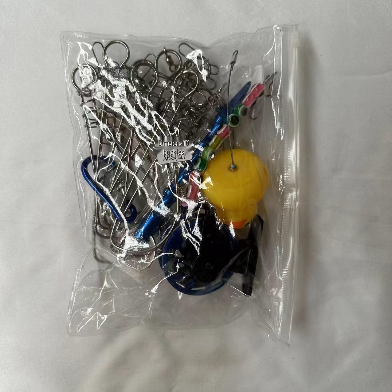 

Нержавеющий стальной кукан для рыбы с мягким замком-защелкой для рыбалки 5 Locks