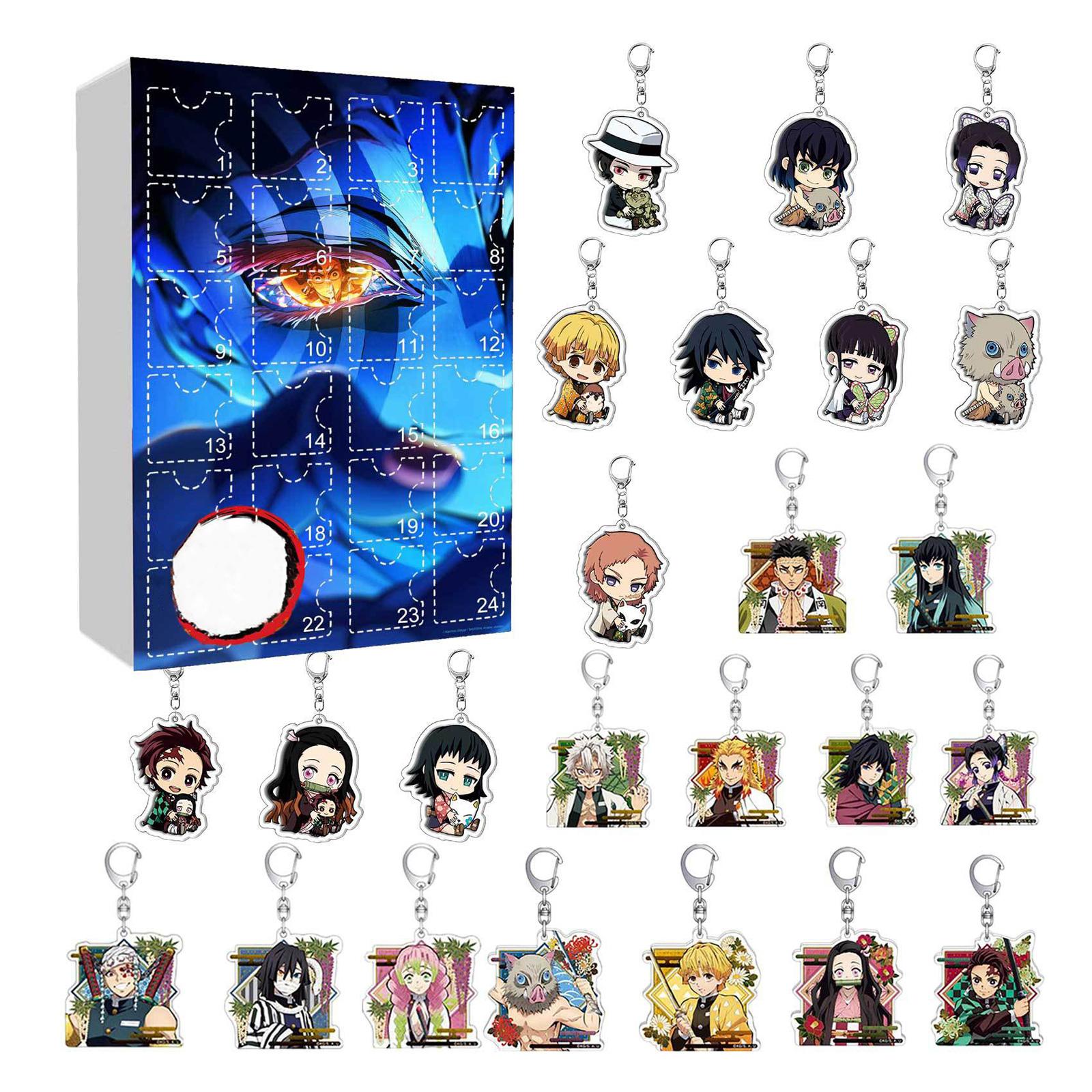 

24-дневный календарь обратного отсчета, Адвент-календарь, Сюрприз каждый день, Подарок для детей, Подарок для фанатов One Size