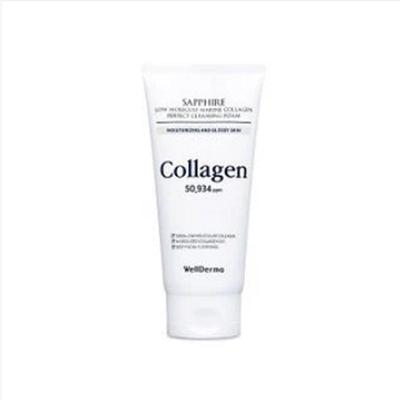 Schiuma Detergente Zaffiro Colagene a Basso Peso Molecolare Schiuma Detergente Perfetta, 150g, Detergenza Rinfrescante Profonda Morbida