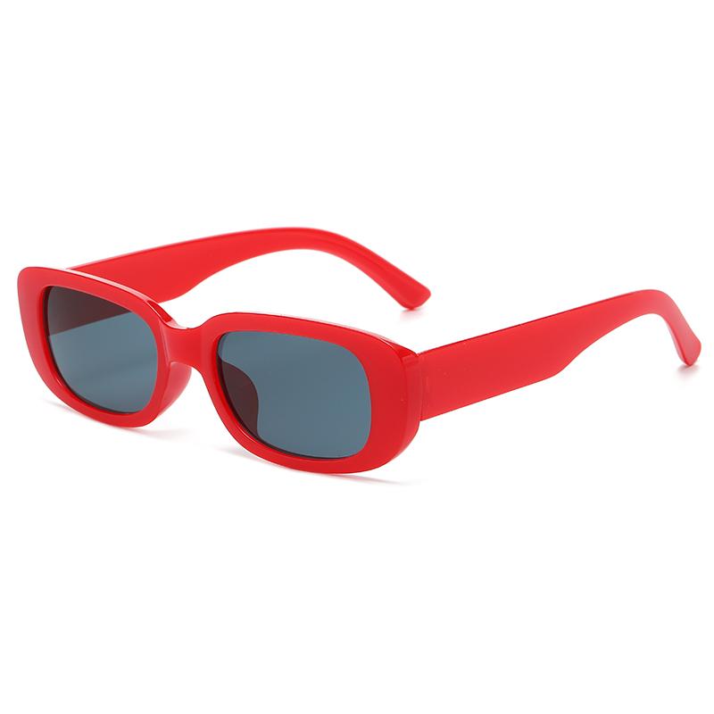 Rectangle Fashion Sunglasses For Women Men Retro Vintage UV400 Sun Shades Glasses For Summer Beach Travel