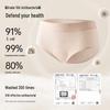 Women's Seamless 95% Cotton Antibacterial Mid-Waist Briefs