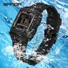 SANDA Youth Sports Luminous Waterproof Multifunction Watch with World Time & Alarm