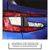 Chrome Steel Rear Tail Light Lamp Strip Trim For Subaru Crosstrek 2024+