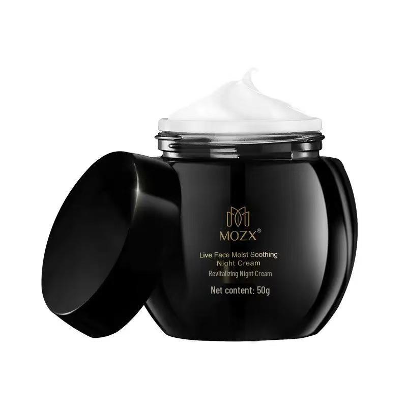 MOZX Mokzhuang Nachtcreme: Schwarze Bandage Feuchtigkeitsspendende Gesichts Hautpflege Kollagencreme, Douyin Stil.