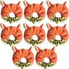 Cartoon Rabbit Fox Ears Plush Scrunchie Hair Band Woman Cute Animal Headdress Hair Rope for Girls Hair Accessoriess
